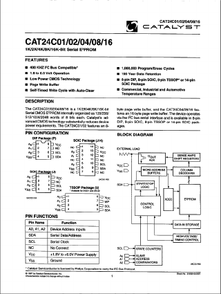 CAT24C01P-1.8TE7 image