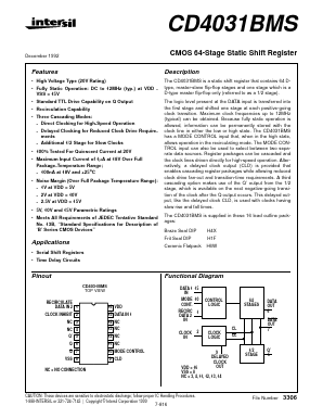 CD4031BMS image