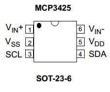 MCP3425 image